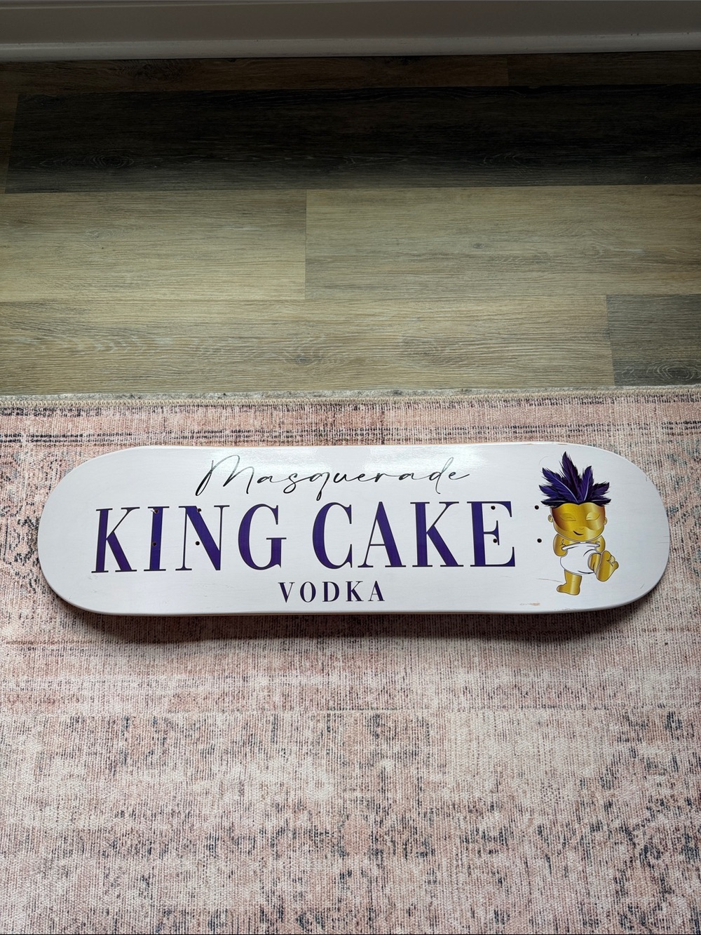 Masquerade King Cake Vodka Skateboard Deck
